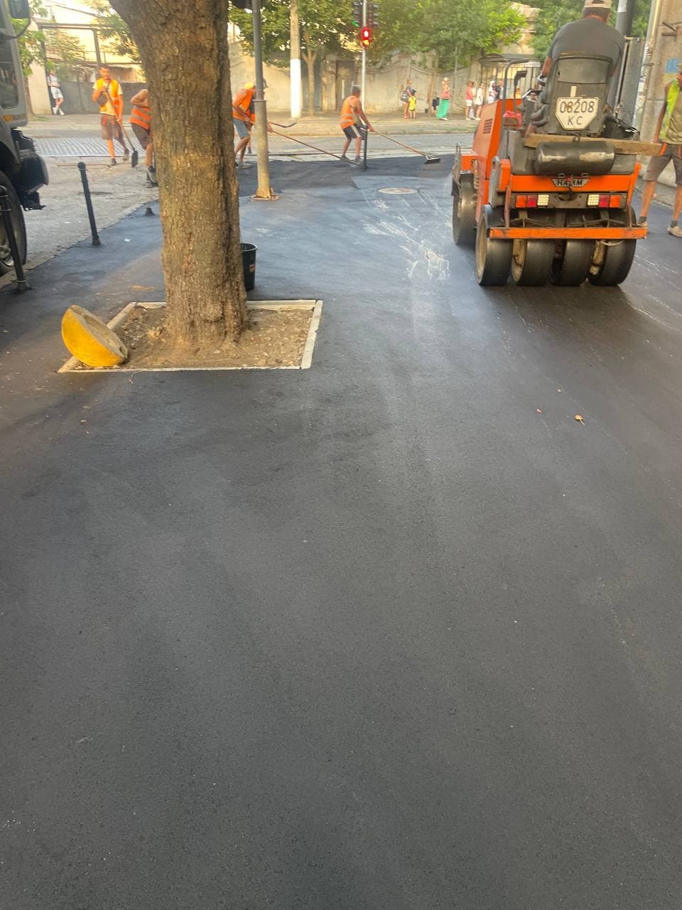 Ямочный ремонт муниципальной дороги